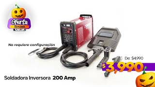 Octubre Ofertas Knova 🧰👻 Soldadora Inversora 200 AMP ✅ 2 años Garantía y Envío Gratis 📦 [upl. by Neibaf]