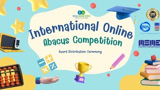 International Online Abacus Competition  Prize Distribution Ceremony  Photo Dump abacus [upl. by Noneek]