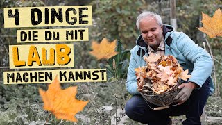 Kann man die Blätter aller Baumarten im Garten nutzen Laub im Gemüsegarten sinnvoll einsetzen [upl. by Sirraf]