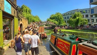 REGENT’S CANAL LONDON WALK incl Little Venice Camden Lock King’s Cross and Paddington Basin [upl. by Ettennek82]