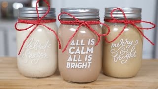 3 Holiday Coffee Creamers  Edible Gifts [upl. by Namreh]