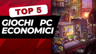 TOP 5 GIOCHI per PC ECONOMICI [upl. by Anwahs380]