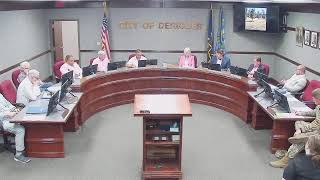 DeRidder City Council Live Stream [upl. by Nnylrahc]