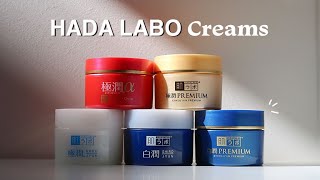 GUIDE TO HADA LABO CREAMS ❤️ Choose the best one for you [upl. by Seel40]