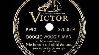 1941 Pete Johnson amp Albert Ammons  Boogie Woogie Man [upl. by Namso]