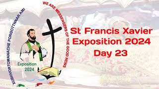 St Francis Xavier Exposition 2024  Day 23  Mass  Old Goa  Live  Goa365 TV [upl. by Weatherley]