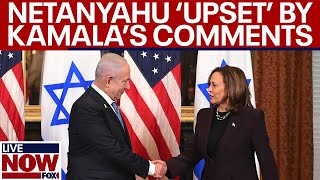 IsraelHamas war Netanyahu worried Kamala Harris remarks could hurt Gaza deal  LiveNOW from FOX [upl. by Hachmin]