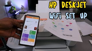 HP DeskJet Set Up  Connect To WIFI Via HP Smart App [upl. by Aliak]