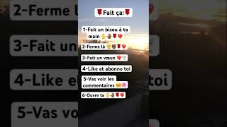 Fait un vœux ❤️ voeux music abonnetoi [upl. by Eetsirhc]