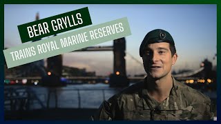 Bear Grylls Training with Naval Reservists  Royal Marines [upl. by Jasper]