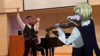 I played Hunter X Hunter in a NATIONAL Violin Competition [upl. by Waldemar256]