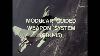 GBU15 Cruciform Wing Weapon [upl. by Ateekram]