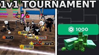 I HOSTED ROBLOX BASKETBALL TOURNAMENT IN HOOP NATION FOR 1K [upl. by Pomeroy114]