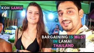 Thailand  Exploring Lamai Beach Night Market  Koh Samui [upl. by Speroni]