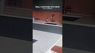 Luca Carbon Handleless Kitchen  3404  DIY Kitchens [upl. by Ahsenroc]