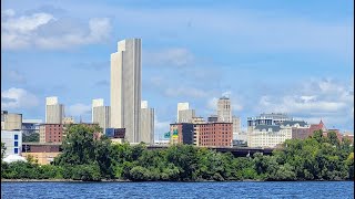 Erastus Corning Tower Tallest Building in New York State Outside NYC [upl. by Azarria]