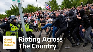 Violent Riots Across the UK Poisonous Lies Are Being Spread on Social Media [upl. by Skurnik191]