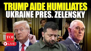 LIVE  Trump Aide Yells At Zelensky For Insulting US  Dont You Have A Suit [upl. by Urbana]