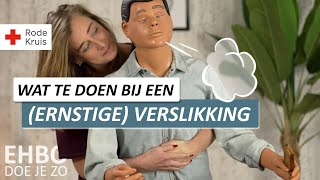 Wat moet je doen als iemand stikt  Rode Kruis [upl. by Maggi351]