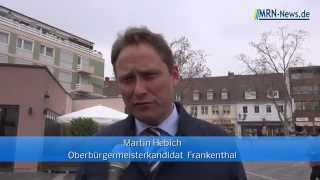 Frankenthal  OBKandidat Martin Hebich beim Couchgeflüster [upl. by Ettenay]