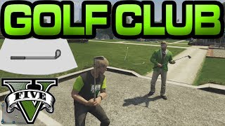 GTA Online  Golf Club Weapon Location [upl. by Radnaxela464]