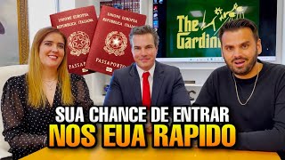 PASSAPORTE EUROPEU SUA CHANCE DE ENTRAR NOS EUA RÃPIDO [upl. by Yllop]