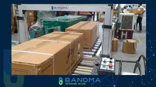 Online Strapping Machine for Airconditioners Indoor Unit Bandma [upl. by Kamilah647]