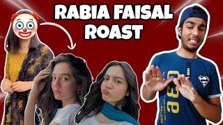 Rabia Faisal Roast 😂 [upl. by Omsare]