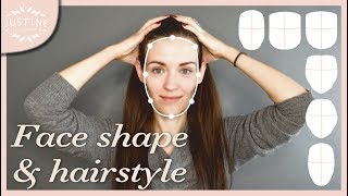 Good hairstyles for your face shape amp how to determine your shape  Justine Leconte [upl. by Etnahc]