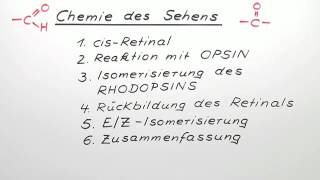 Chemie des Sehens  Chemie  Organische Chemie [upl. by Nivaj693]