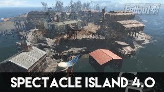 Fallout 4  Spectacle Island 40 Fallout 4 Settlement Showcase [upl. by Eiznyl]