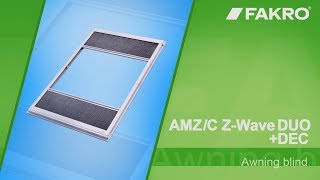 FAKRO awning blinds  AMZC ZWave DUO  DEC [upl. by Cart]