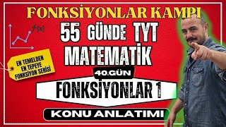 Fonksiyonlar Konu Anlatımı 1  Fonksiyonlar Kampı  55 Günde TYT Matematik Kampı  40 Gün [upl. by Cynthla]