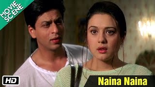 Naina Naina  Movie Scene  Kal Ho Naa Ho  Shahrukh Khan Saif Ali Khan amp Preity Zinta [upl. by Sula]