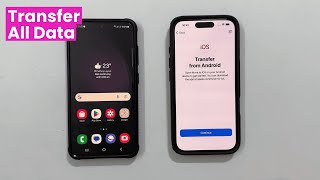 How to transfer All data from Android to iPhone 16 or iPhone 16 Pro [upl. by Iznil789]