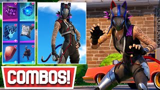 NEW BEST DARK STORM RENEGADE LYNX SKIN COMBOS FORTNITE OG PASS  Fortnite [upl. by Euqinehs]