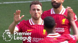 Diogo Jota slots home Liverpools opener against Ipswich Town  Premier League  NBC Sports [upl. by Letsirc225]