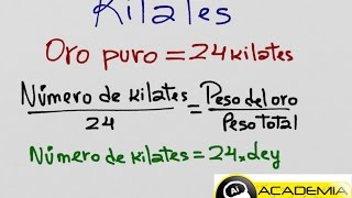 Número de kilates oro puro ley de aleación promedio ponderado 24 kilates [upl. by Diley471]