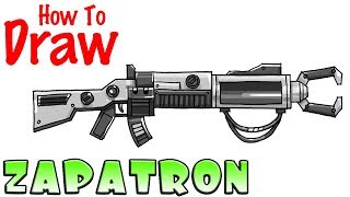 How to Draw the Zapatron  Fortnite [upl. by Ynned]