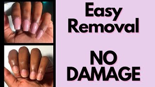 How to  properly soak off gel acrylic nails at home [upl. by Avonasac]