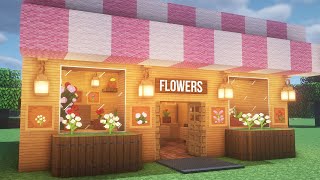 How to build a flower shop in Minecraft [upl. by Bail]