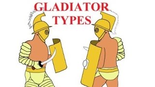 Gladiator types Ⅰ Overview of the 7 most popular classes of gladiators in Imperial Rome [upl. by Janice779]