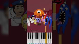 Banana Cat and Skibidi Toilet Into Stinger Flynns Dream Cheeztoon  Piano Tutorial [upl. by Rafaelof]