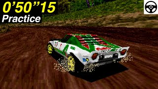 Desert  Fastest Lap Lap 1 50”15 SSPAL SEGA RALLY CHAMPIONSHIP 1995 [upl. by Pip]