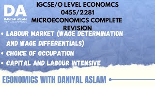 O levelIGCSE Economics 22810455 Microeconomics Revision Day 12 [upl. by Valentijn]