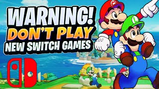 WARNING Why You Should Think Twice About Playing New Nintendo Switch Games [upl. by Malina]