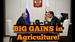 BIG GAINS IN AGRICULTURE Putin meets with Dmitry Patrushev Minister of Agriculture [upl. by Rochette]