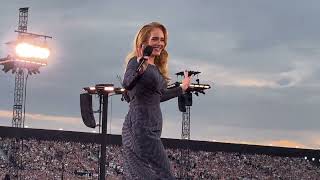 Adele in Munich “Hello” LIVE München Messe 030824 [upl. by Akselav983]