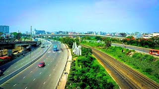 Emerging Bangladesh  Dhaka City Drive Views  Badda to Uttara via Kuril Flyover [upl. by Bello]