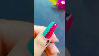 💅💚 Nail polish designs at home ✨youtubeshortsshortsnailart [upl. by Rozalin309]